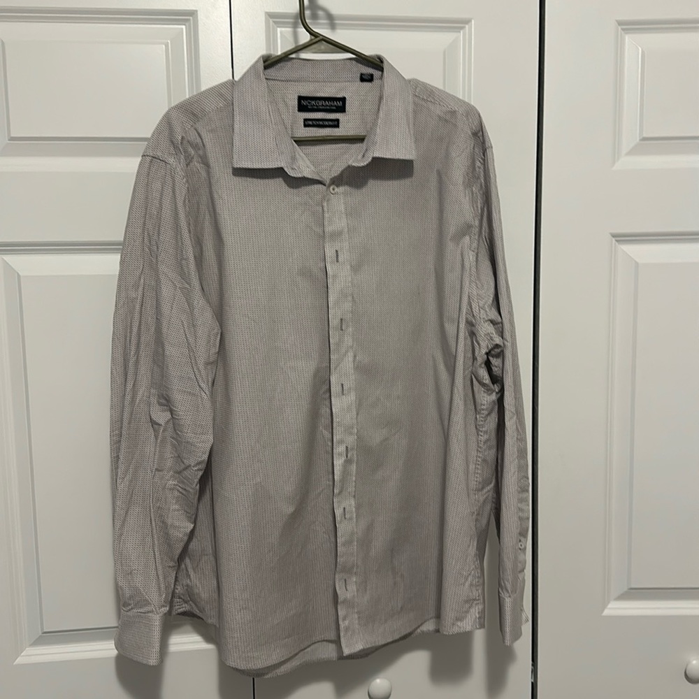 Nick Graham Stretch Fit 18-18.5 36/37 Men’s Dress Shirt